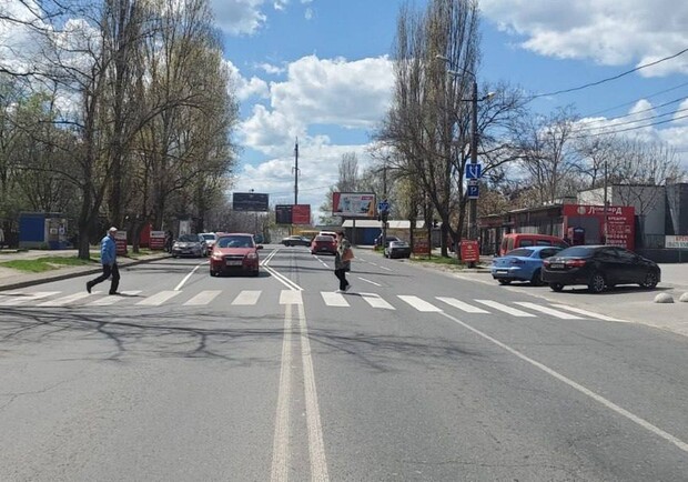 Еще одном участке в Одессе ввели трехполосное движение. 