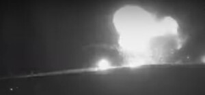 В сети появилось видео ракетного удара по ТЦ 