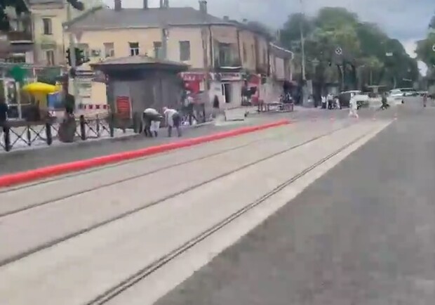 На Преображенській виділяють лінію для трамваю - фото