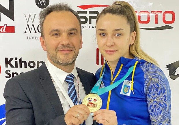 Одесская каратистка Анжелика Терлюга завоевала золото на Евро-2022. 