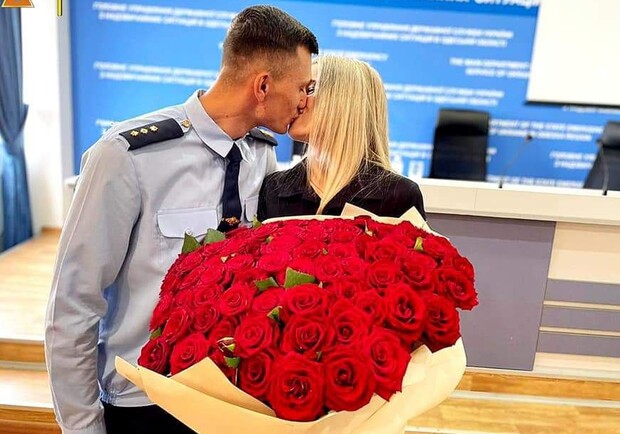 Одесский спасатель необычно сделал предложение своей девушке. 