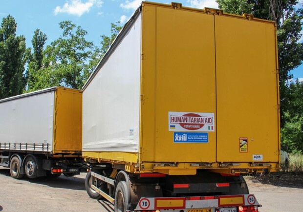 Из Италии в Одессу доставили 32 тонны гуманитарную помощь - фото