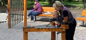 У парку «700-річчя Львова» облаштували великий дитячий ігровий простір