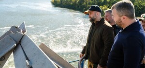 Окупанти втретє за тиждень обстріляли Печенізьку греблю