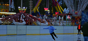 У парку Шевченка запрацювала ковзанка