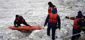 В Киевской области реку Десну разблокировали от ледяных пробок