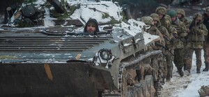 Карта бойових дій в Україні за 25 січня