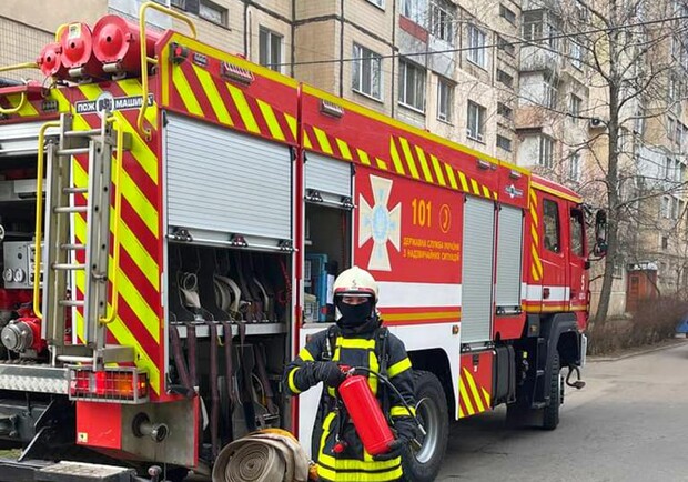 В одной из многоэтажек Одессы загорелась стиральная машина. 