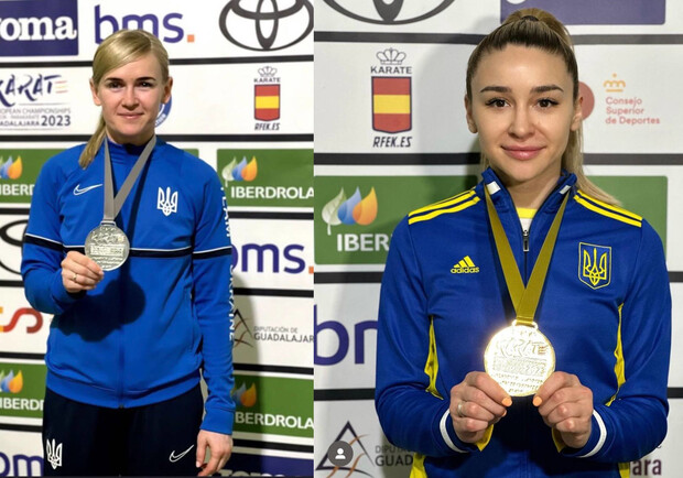 Одесские каратистки завоевали золото и серебро на чемпионате Европы. 