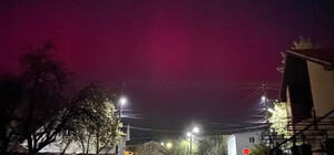 У небі над Київщиною можна було спостерігати північне сяйво: фото та відео