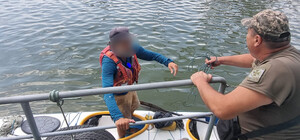 На Одещині затримали француза-каякера, який незаконно перетнув кордон