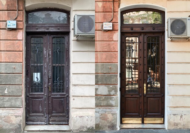 В Одессе отреставрировали очереную историческую дверь. 