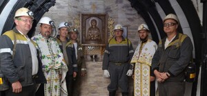 В Днепропетровской области на глубине 265 метров освятили часовню