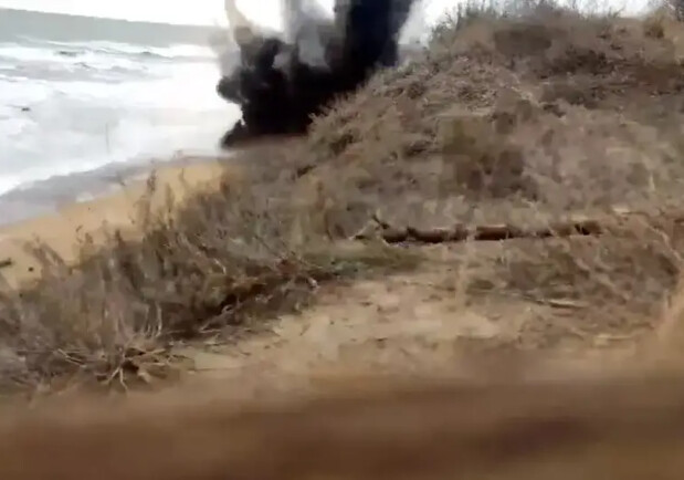У берегов Одесской области уничтожили противокорабельную мину. 