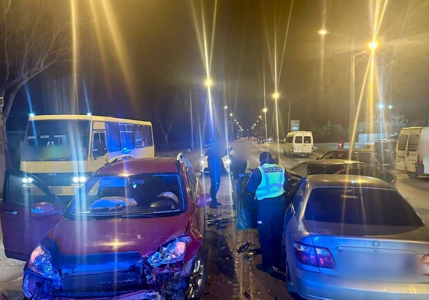 На Овидиопольской дороге произошло тройное ДТП с пострадавшими. 