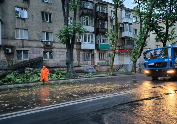 В Одесі діє штормове попередження. 