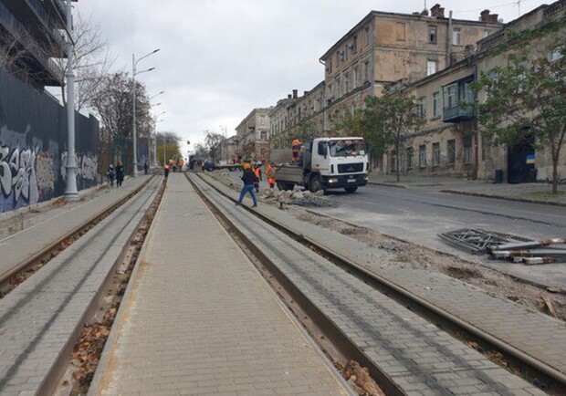 Ремонт узвозу Віталія Блажка. 