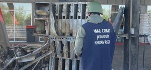 Російський безпілотник ударив по АЗС у Харкові