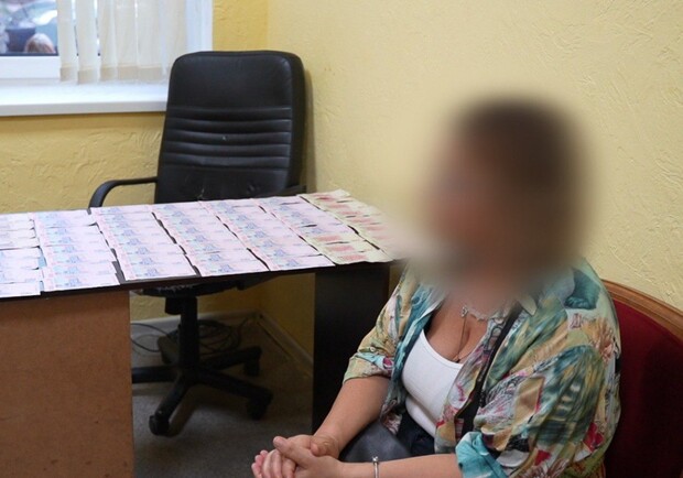 Затримана порушниця. 