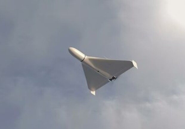 БпЛА в небе. 