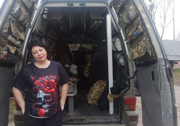 В Одесі невідомі підпалили евакуаційний автомобіль військової медикині Наталії Тарасової 