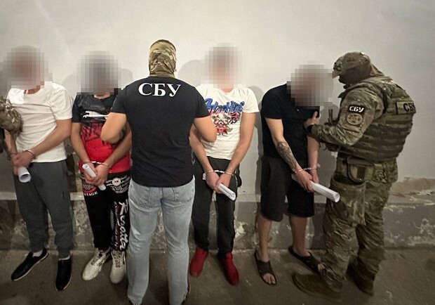 Затримання учасників злочинного угруповання. 