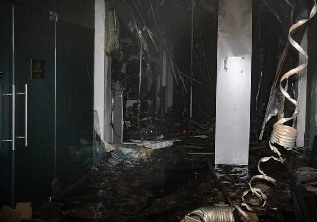 Магазин в ТЦ Fontan Sky после пожара в ночь на 28 июля 2025 года. 