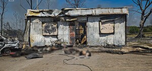 Пятеро погибло, четверо ранено: оккупанты обстреляли людей, которые пришли за гуманитаркой в Изюмском районе