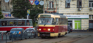 В районе Харьковского вокзала до сентября ограничат движение транспорта, трамваи меняют маршрут