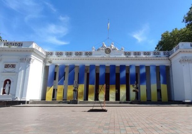 Будівля мерії в Одесі. 