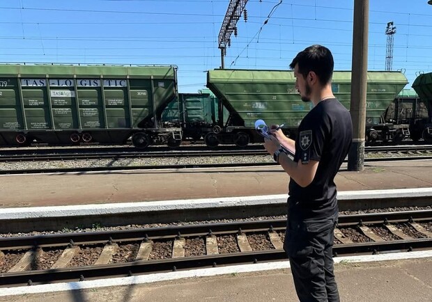 Поліцейський на місці трагедії. 