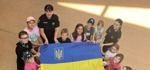 В Ізмаїлі поліцейські провели патріотичну зустріч з дітьми до Дня Державного Прапора України