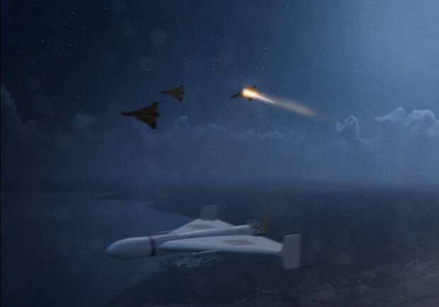 БпЛА в небі. 