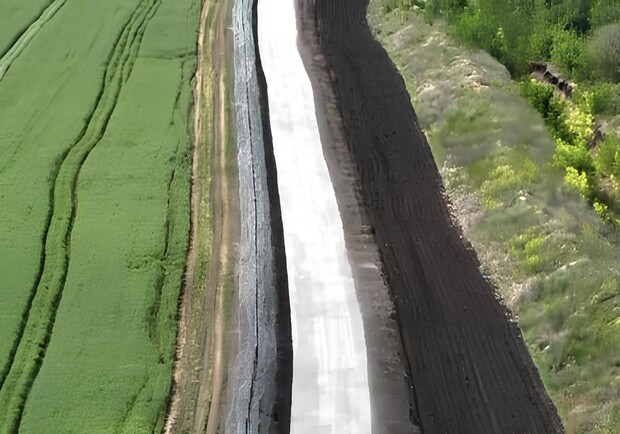 Место гибели молодого человека, пытавшегося бежать из Украины. 