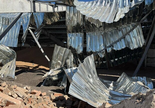 Разрушение после обстрела. 