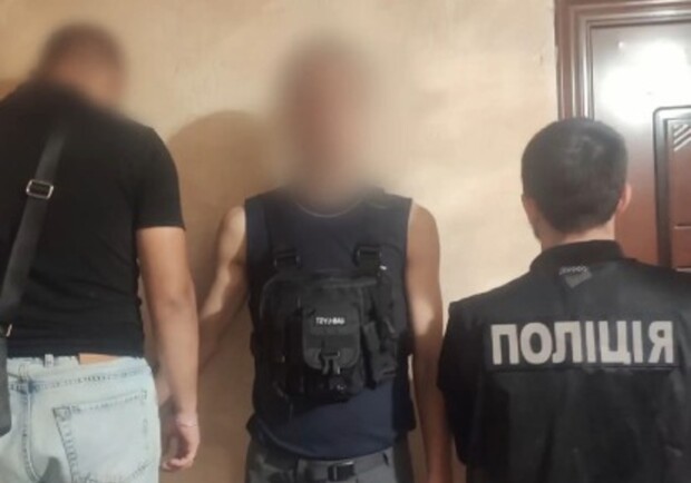 Задержание поджигателя. 