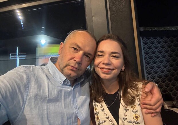 Ексмер Кілії Павло Бойченко з донькою. 