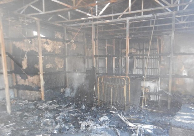 Последствия пожара. 