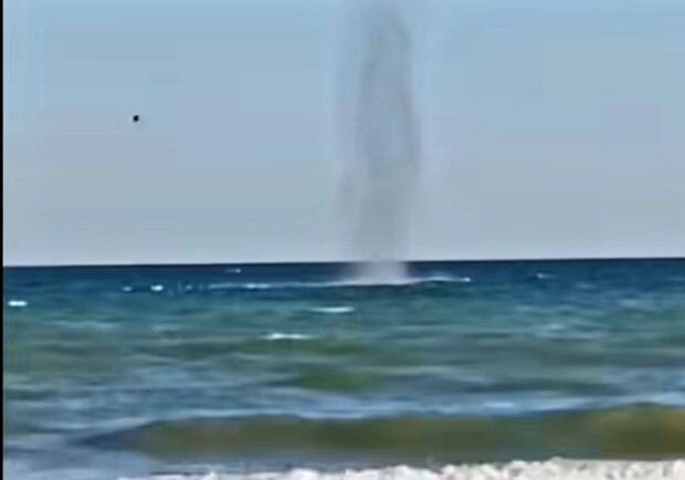 Подрыв мины. 