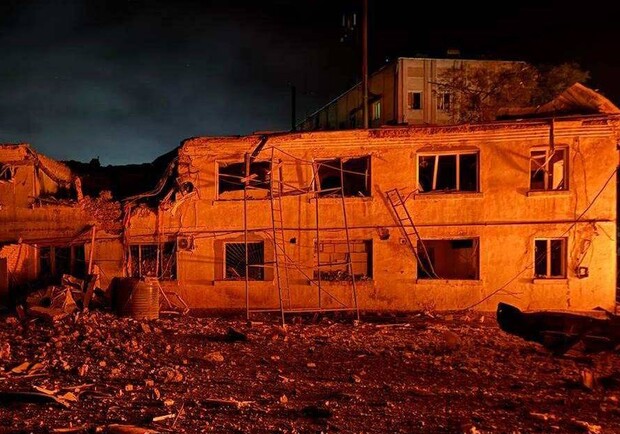 Последствия обстрела. 