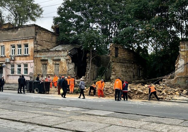 Дом, в котором произошел обвал. 