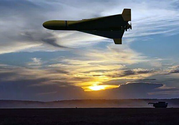 БпЛА в небе. 