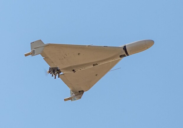 БпЛА в небе. 