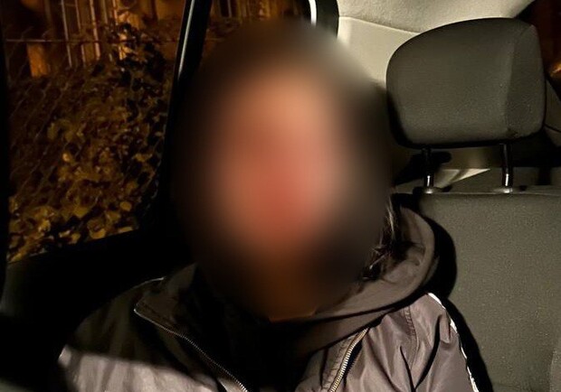 Задержанная поджигательница. 