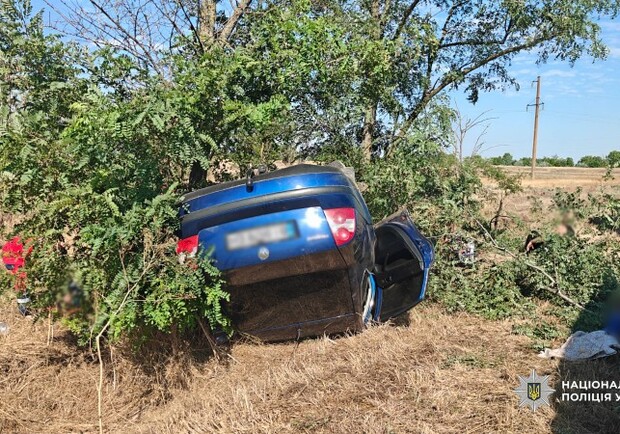 На Одещині водій у стані сп’яніння перекинув авто з пасажирами: четверо травмовані, справу передали до суду 