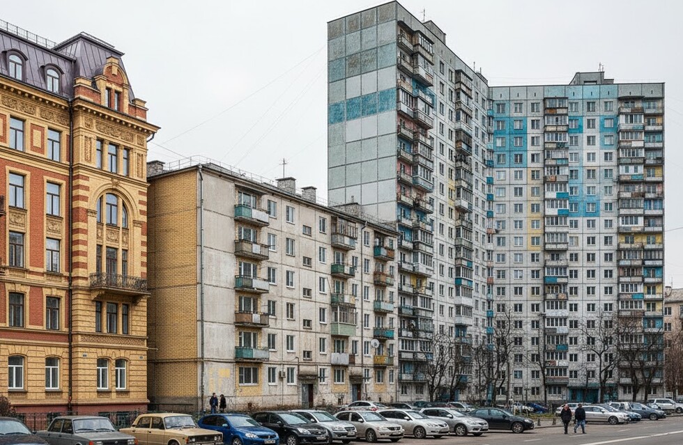 Який будинок найтепліший - сталінка, хрущовка чи панелька. 