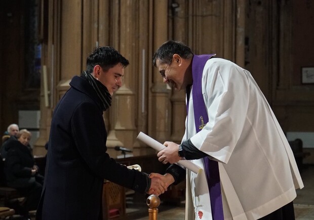 Художник из Одесчины получил буллу Папы Римского за картину "Молитва"