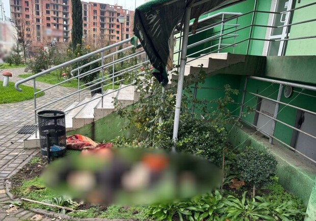 Место, где обнаружили тело девушки. 