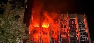 Ночью РФ в третий раз ударила по админзданию в центре Одессы