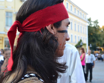 Индейцы обосновались в Одессе.
Фото - Ирина Рудая.